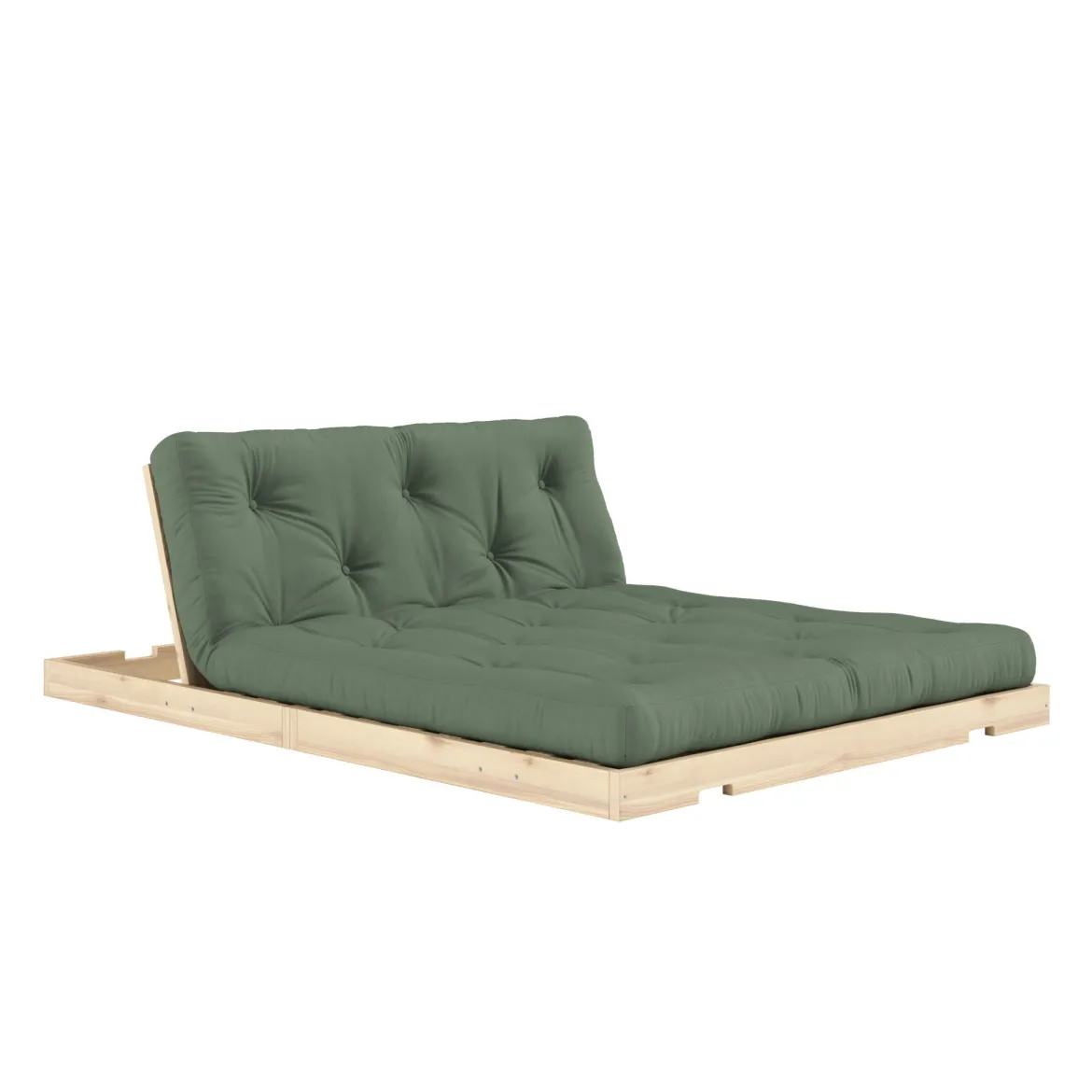 Canapé convertible en pin massif avec futon FLIP