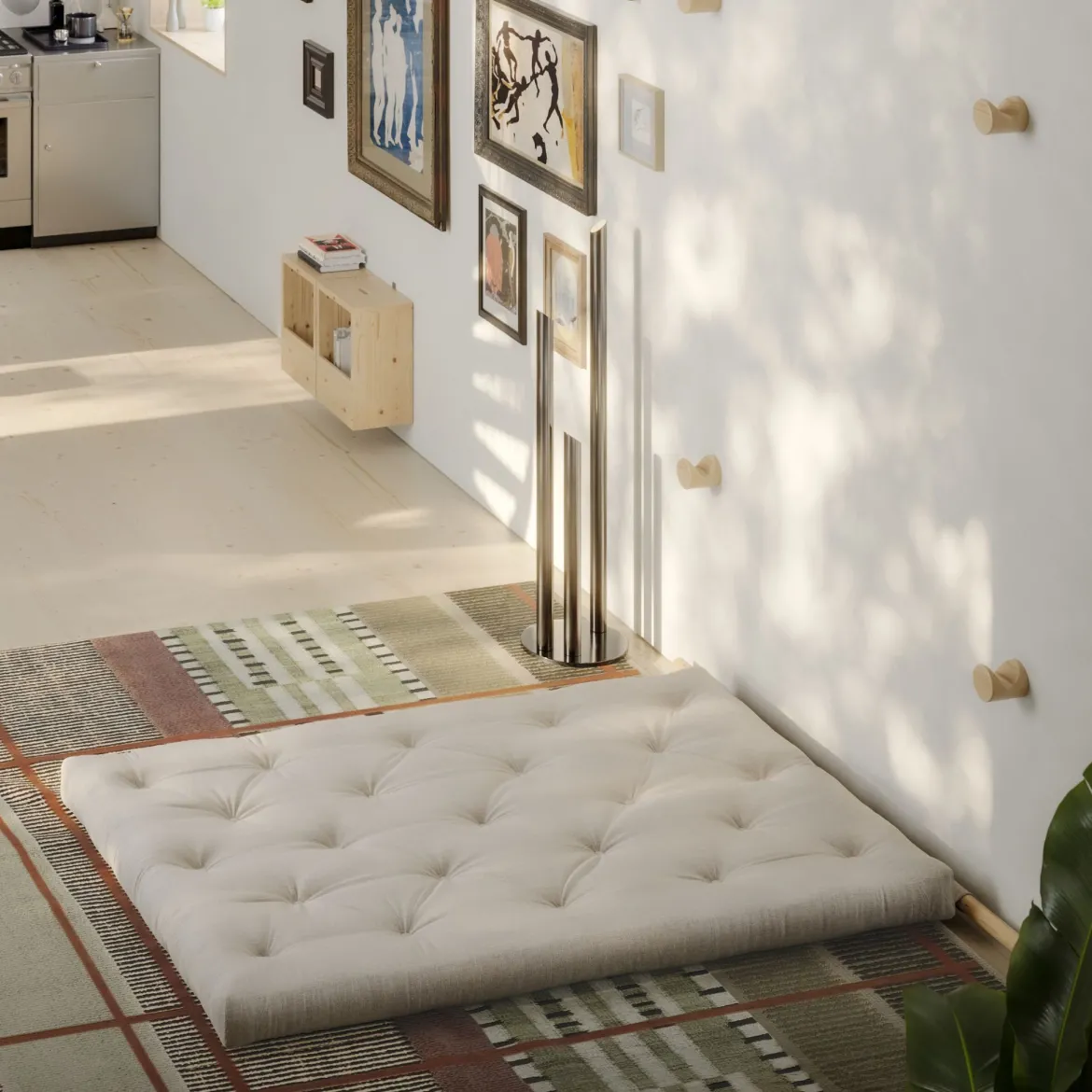 Canapé convertible futon HOOKED 135x200