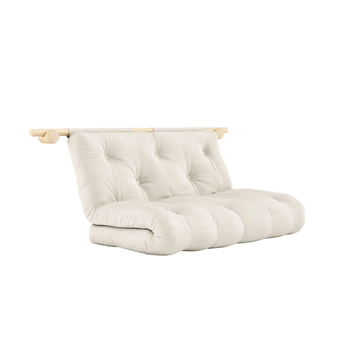 Canapé convertible futon HOOKED 135x200