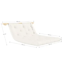Canapé convertible futon HOOKED 135x200