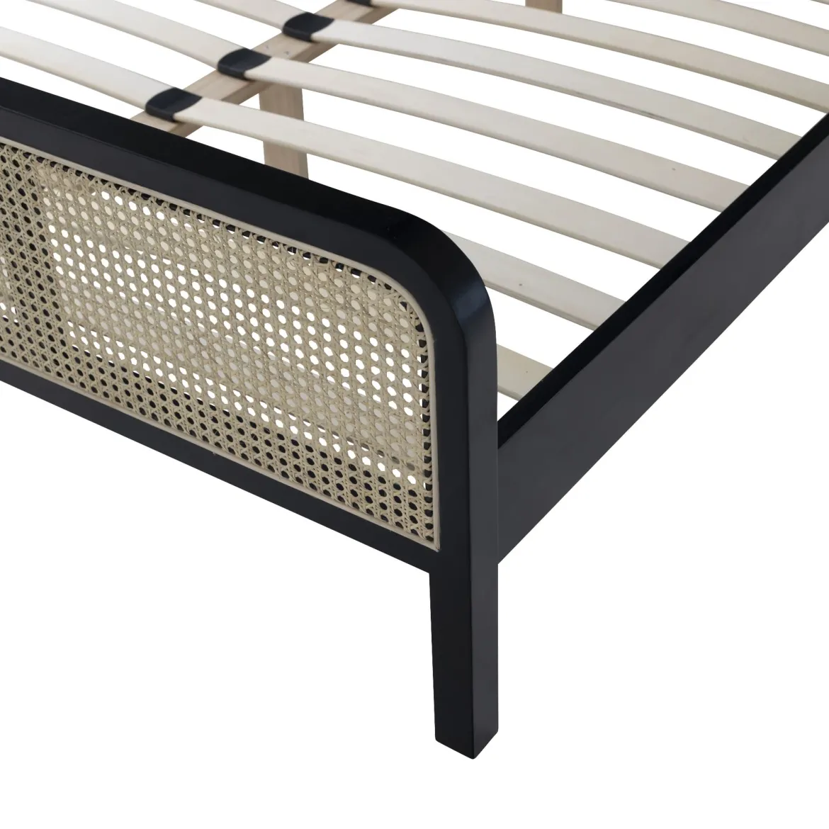 Chambre lit cannage avec commode ANNA