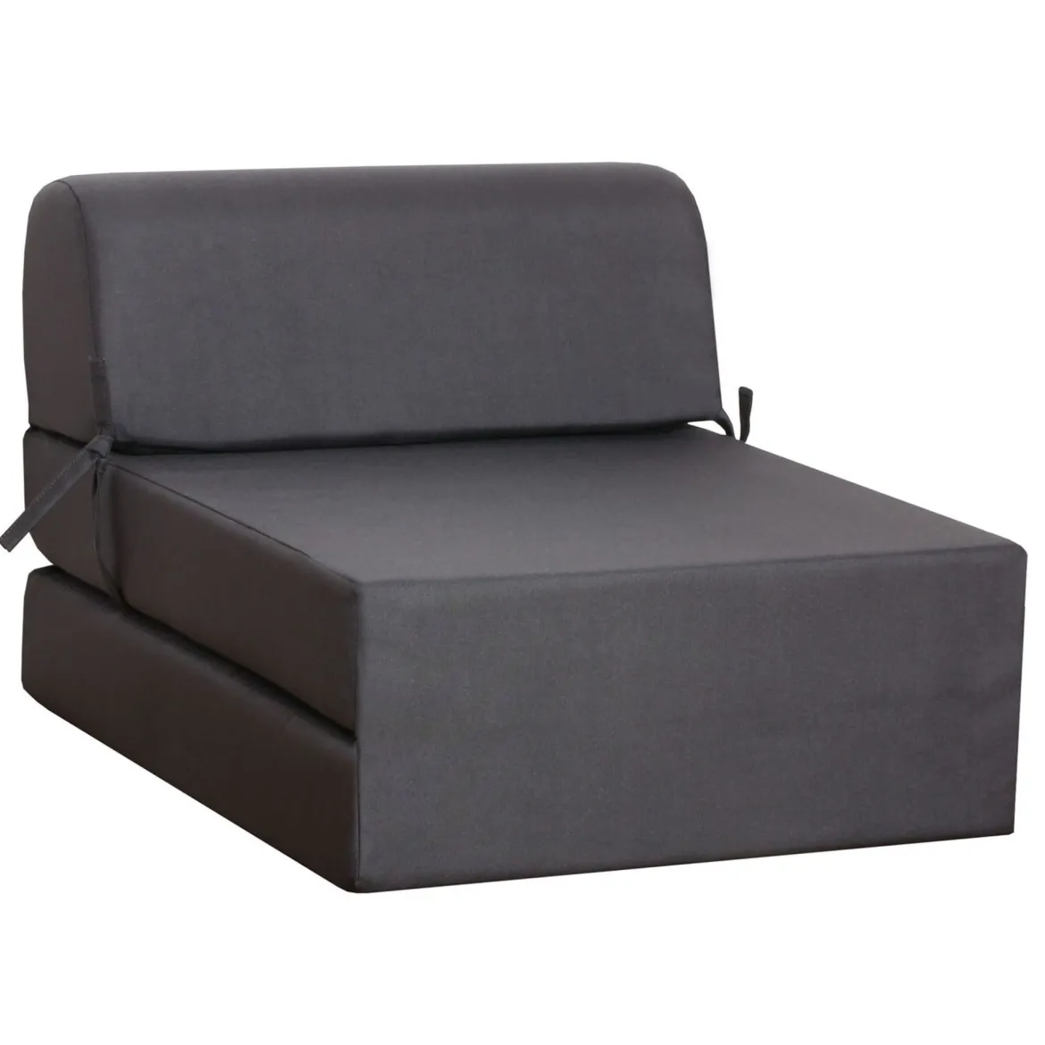 Chauffeuse convertible 1 place en mousse coloris unis - Terre de Nuit