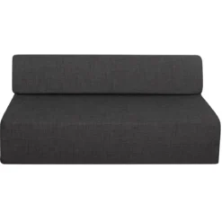 Chauffeuse convertible 2 places en mousse coloris unis - Terre de Nuit