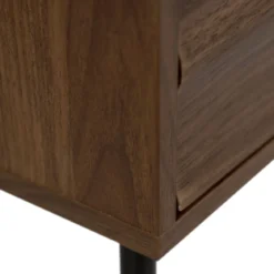 Chevet bois et métal avec tiroirs design