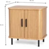 Chevet bois à portes scandinave Linje
