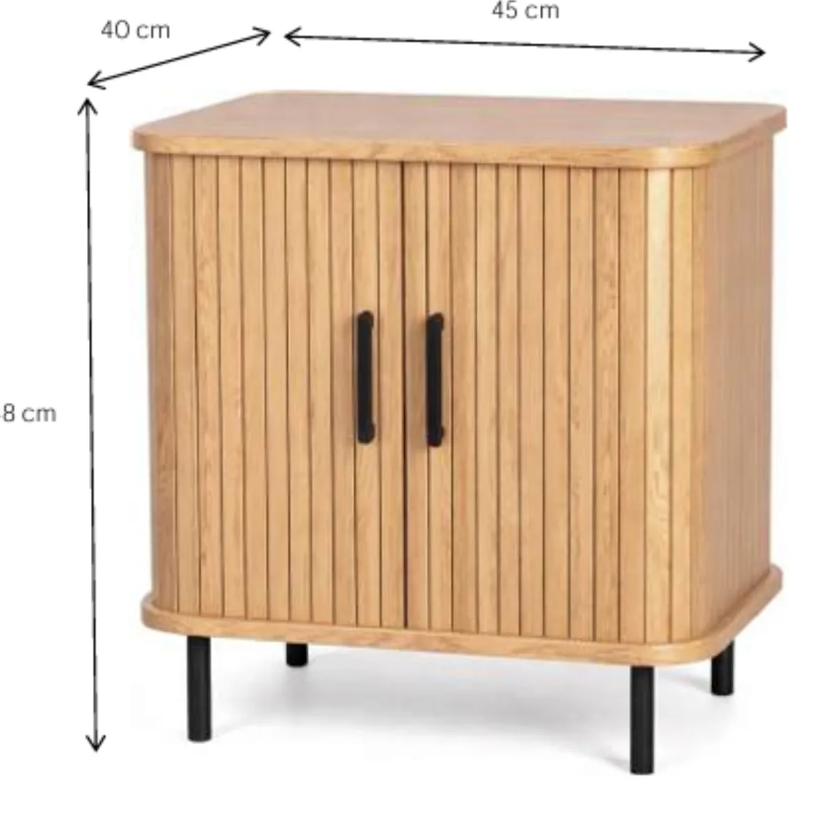 Chevet bois à portes scandinave Linje