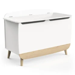Coffre à jouets en bois bicolore LOUISON - CO2013