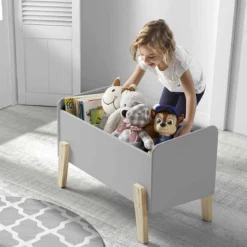 Coffre à jouets 80x39x48 en bois - CO2012