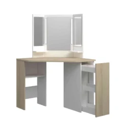 Coiffeuse enfant avec miroirs en bois - CF9023