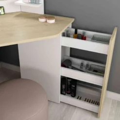 Coiffeuse enfant avec miroirs en bois - CF9023
