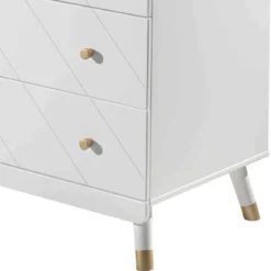 Commode enfant 3 tiroirs en bois blanc - CO2035