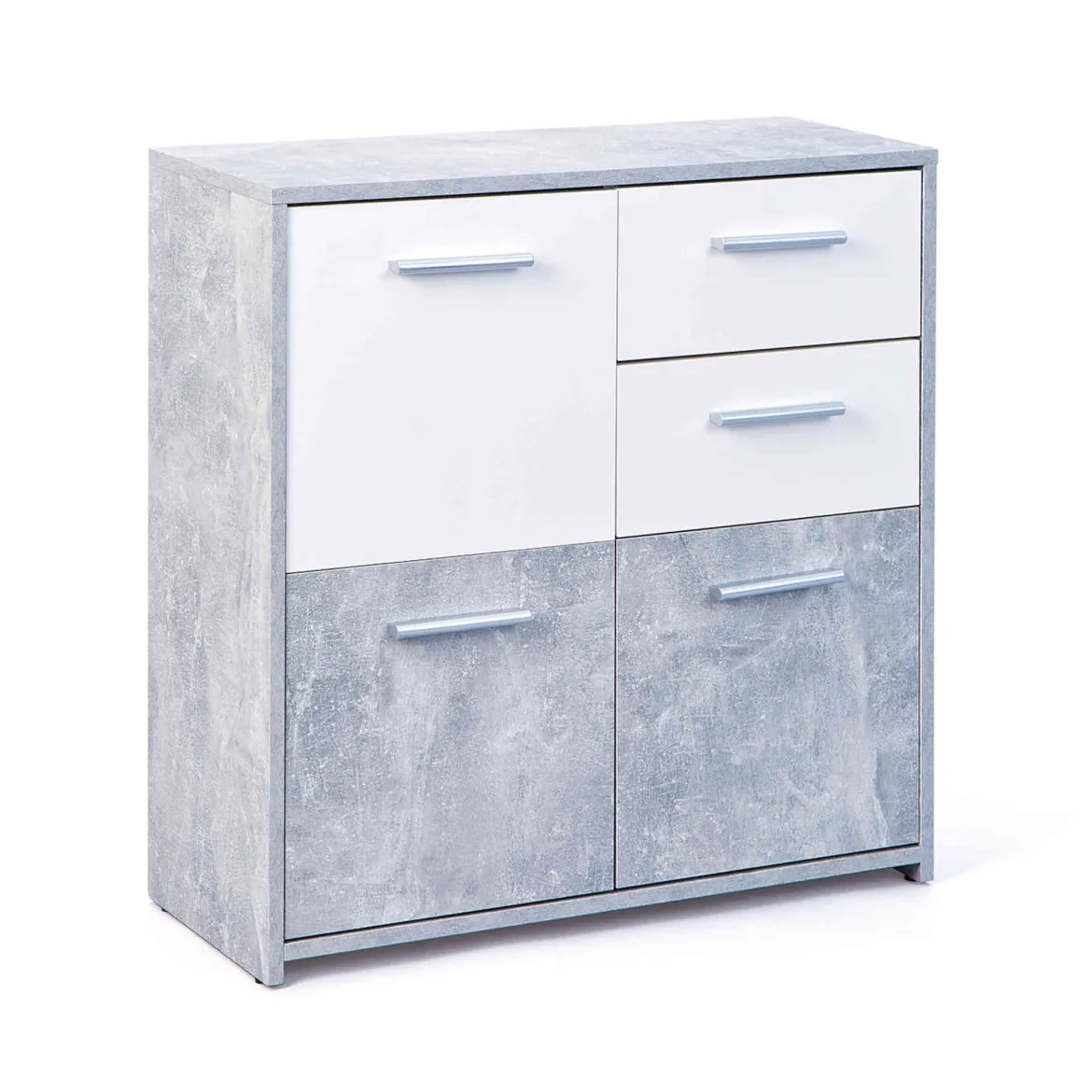 Commode 3 portes 2 tiroirs en bois - CO12053-1
