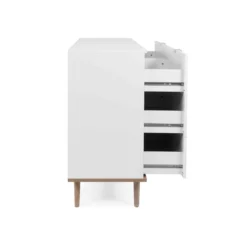 Commode 6 tiroirs blanc - CO7781-2