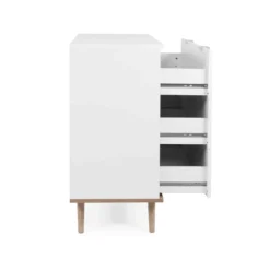 Commode 3 tiroirs blanc - CO7781-1