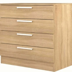 Commode 4 tiroirs en bois - CO9004