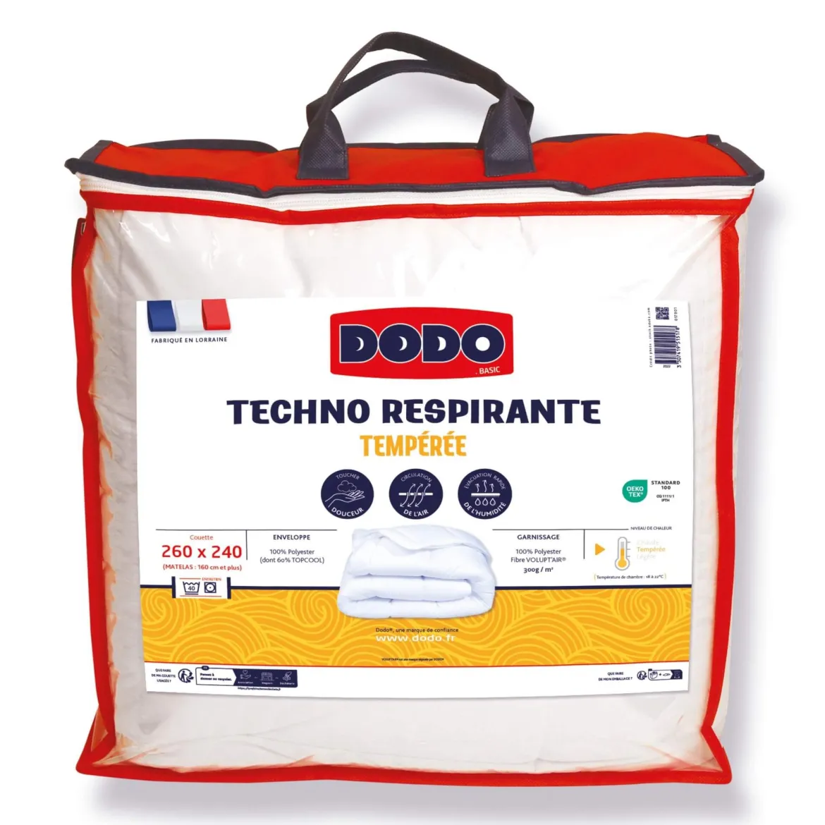 Couette Dodo techno respirante tempérée