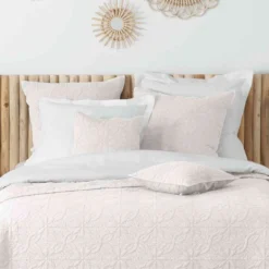 Couvre-lit microfibre lavée matelassé Florette 240x220 cm
