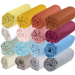 Drap housse bébé 100% coton bio 60x120