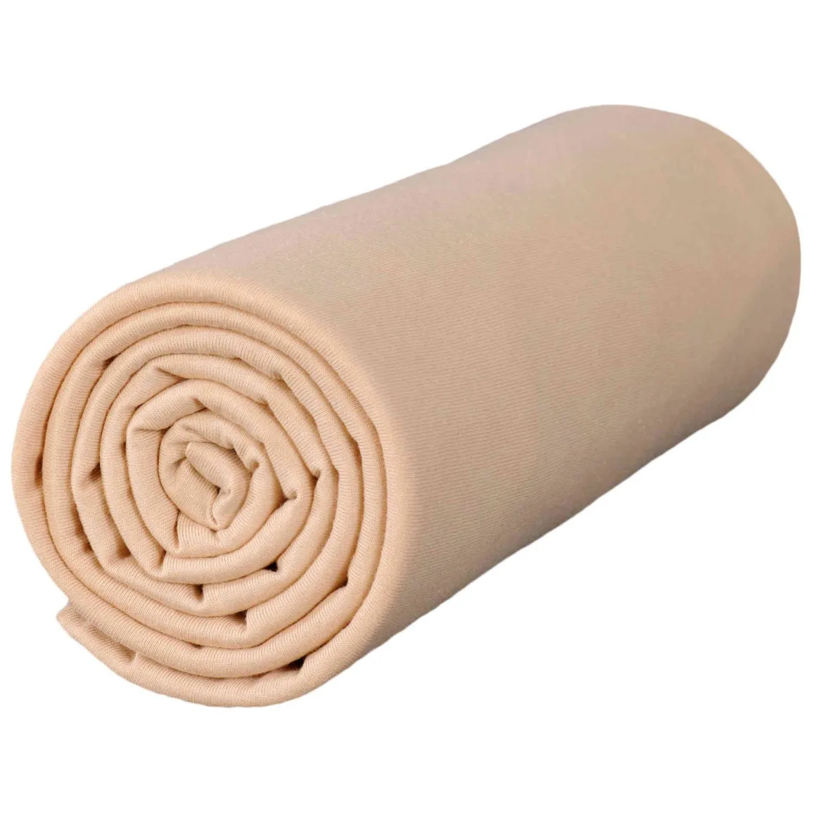 Drap housse bébé jersey bio cappuccino