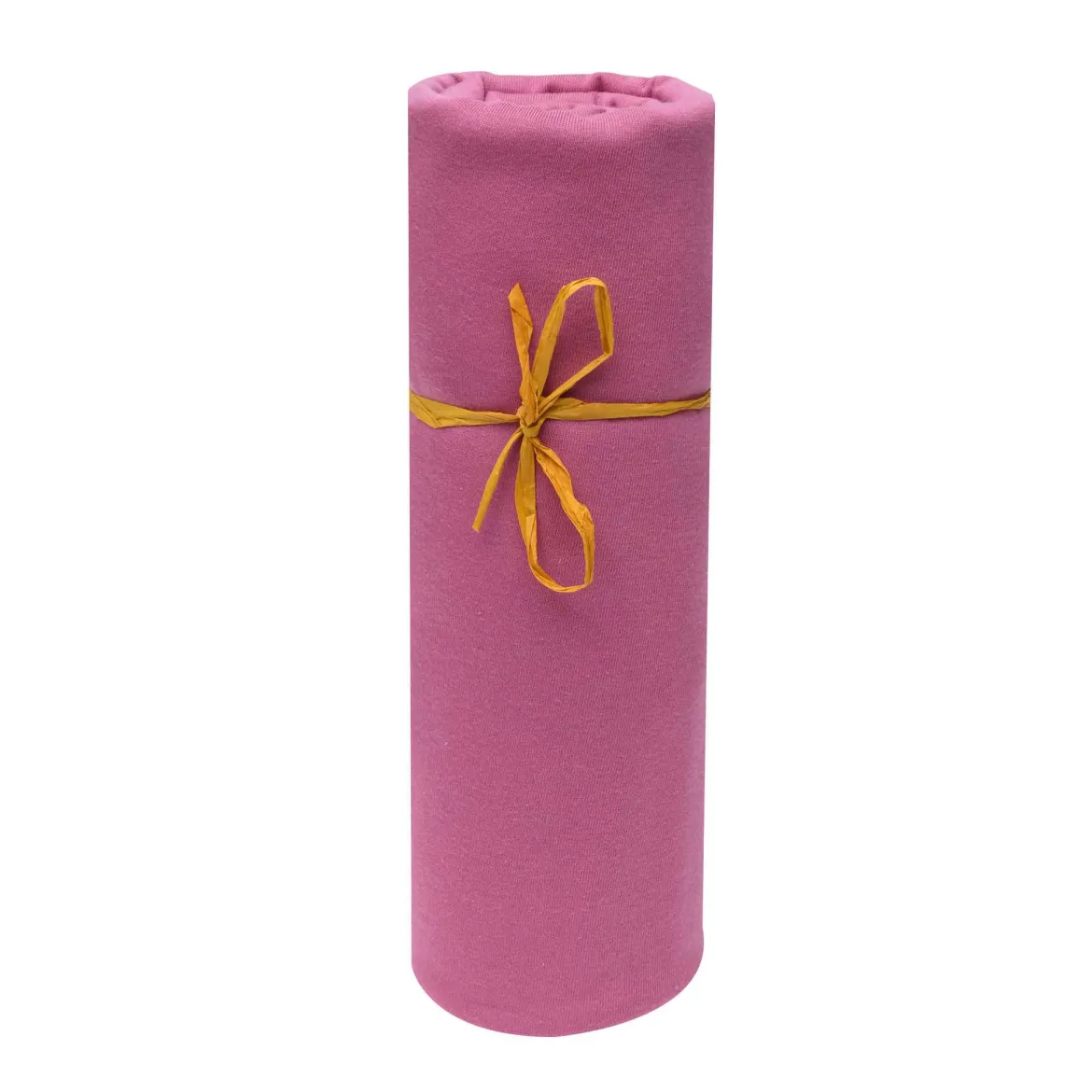 Drap housse bébé jersey bio lie de vin