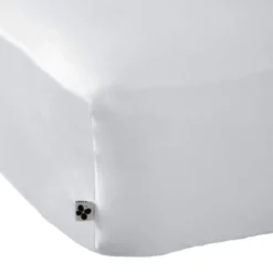 Drap housse bonnet 30 cm en bambou uni