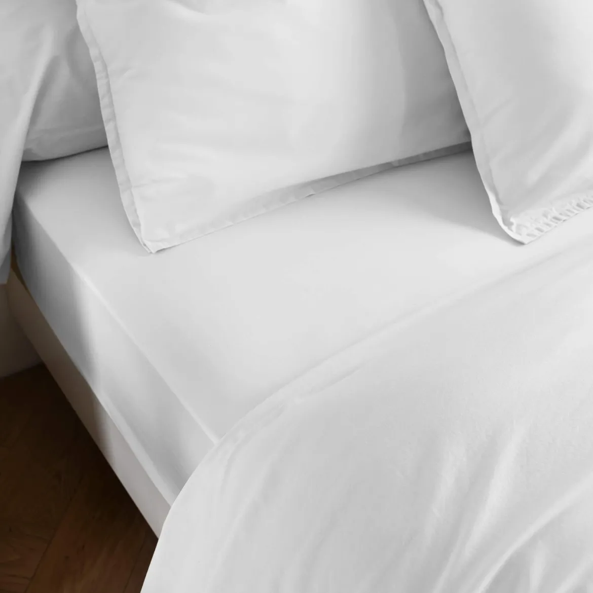 Drap housse coton lavé bonnet 40 cm - SOMEO