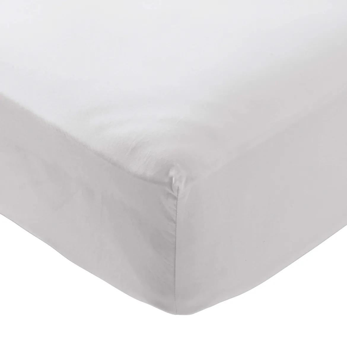 Drap housse coton lavé bonnet 30 cm - SOMEO