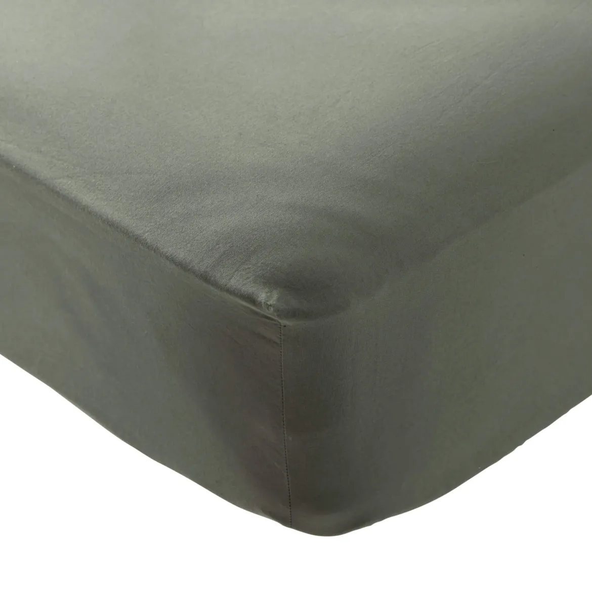 Drap housse coton lavé bonnet 30 cm - SOMEO