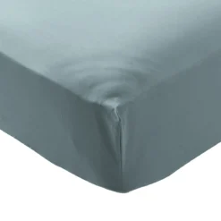 Drap housse coton percale bonnet 30 cm - SOMEO