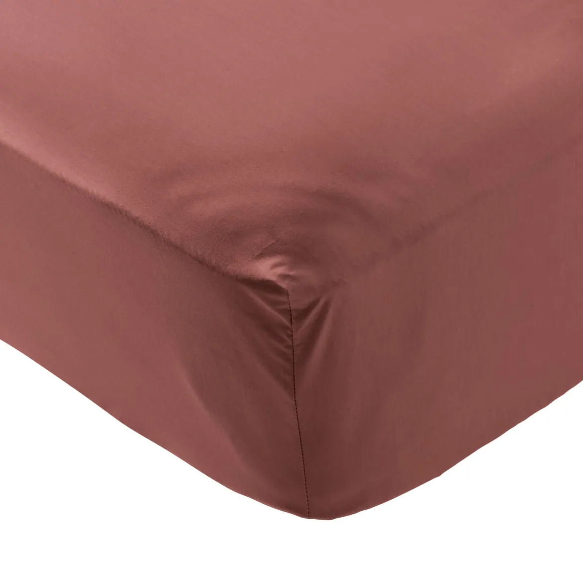 Drap housse coton percale bonnet 30 cm - SOMEO