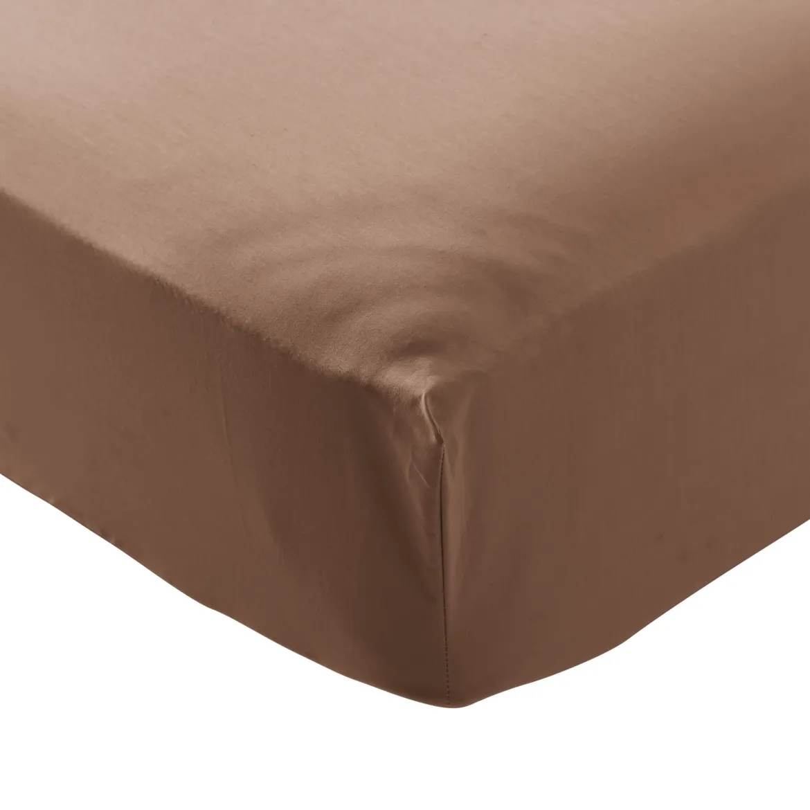 Drap housse coton percale bonnet 30 cm - SOMEO