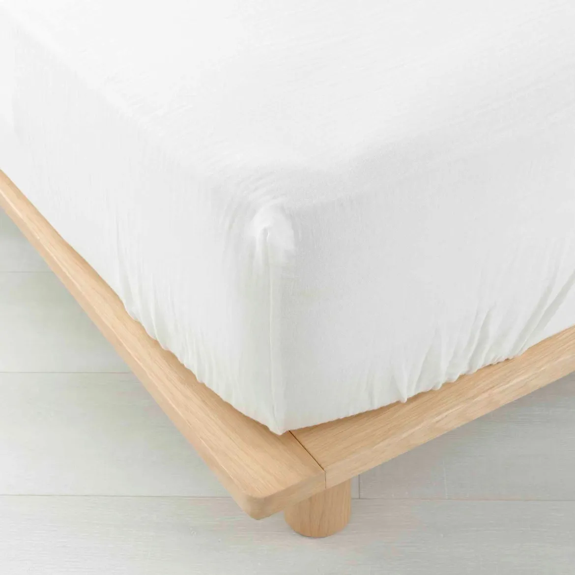 Drap housse double gaze de coton Douceur d'Intérieur Angelia