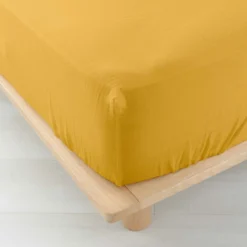 Drap housse double gaze de coton Douceur d'Intérieur Angelia