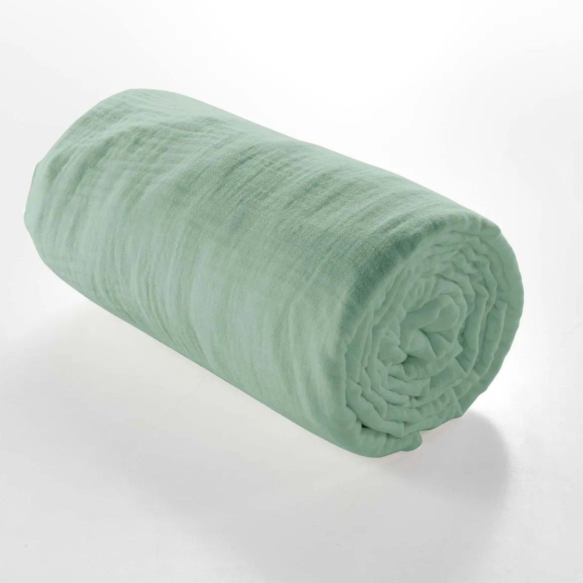Drap housse double gaze de coton Douceur d'Intérieur Angelia