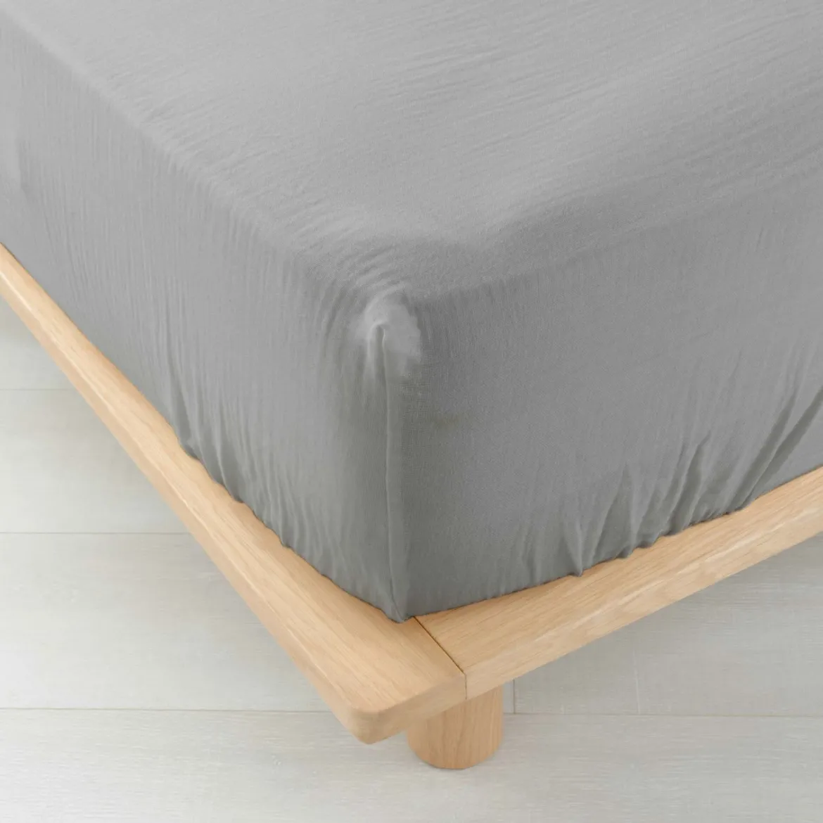 Drap housse double gaze de coton Douceur d'Intérieur Angelia