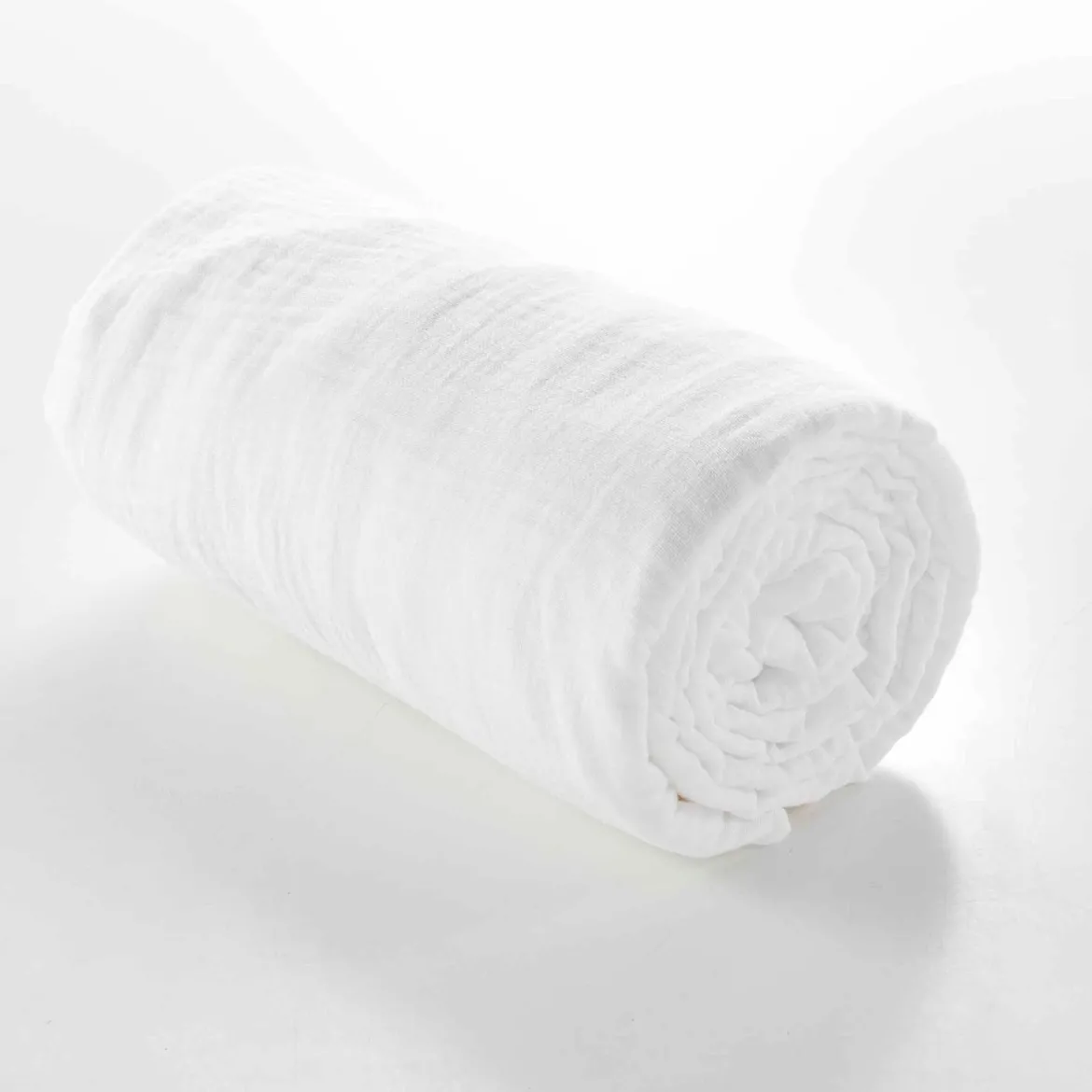 Drap housse double gaze de coton Douceur d'Intérieur Angelia