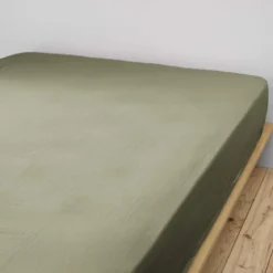 Drap housse double gaze de coton