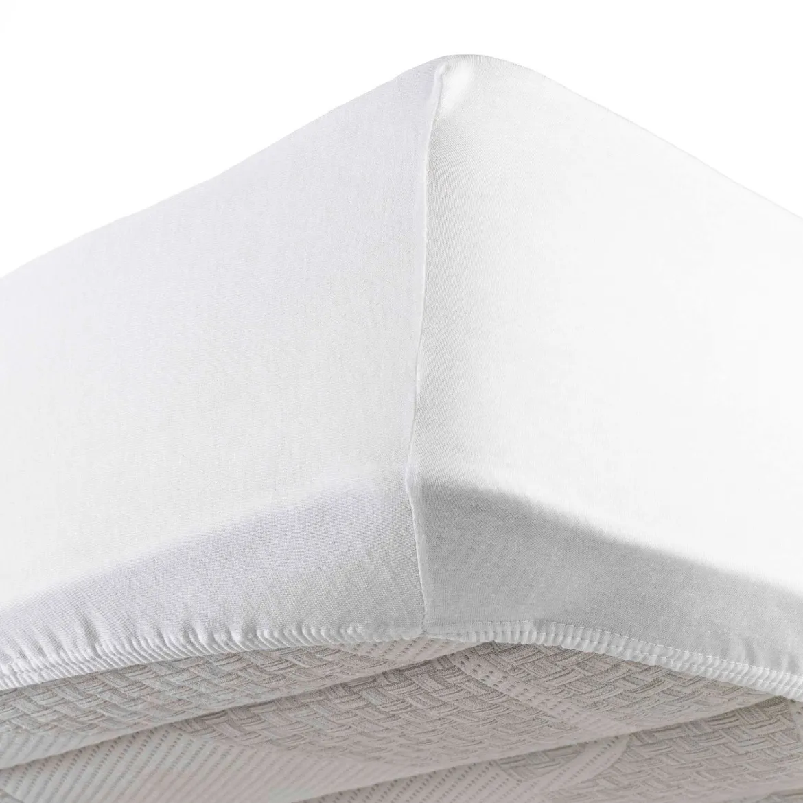 Drap housse en jersey uni