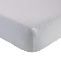 Drap housse gaze de coton Terre de Nuit NOA