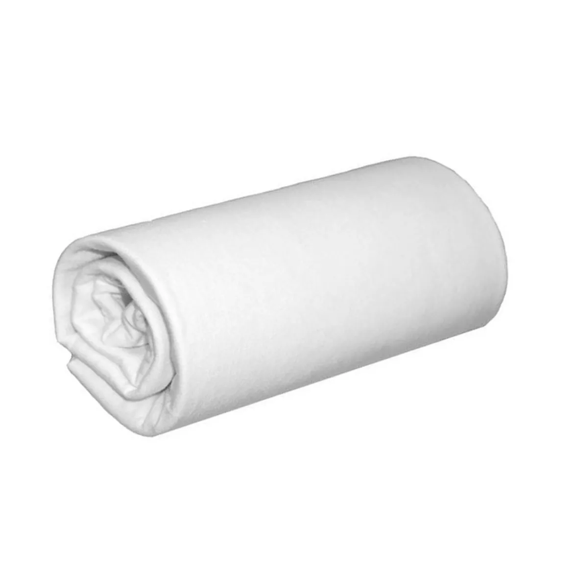 Drap housse jersey blanc bonnet 30 cm 100% coton biologique