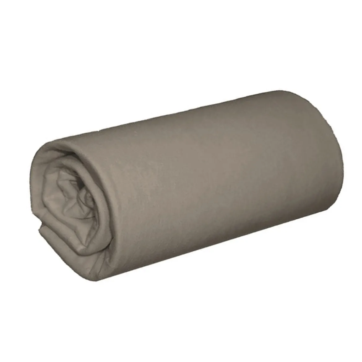 Drap housse jersey taupe bonnet 30 cm 100% coton biologique