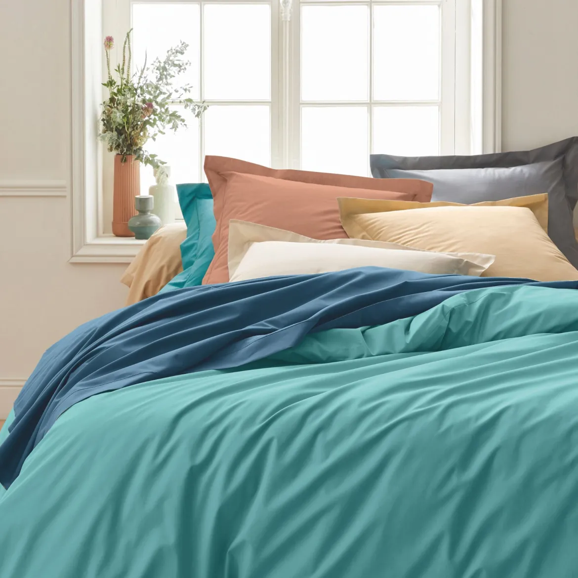 Drap housse 100% percale bonnet 30 - Tradilinge