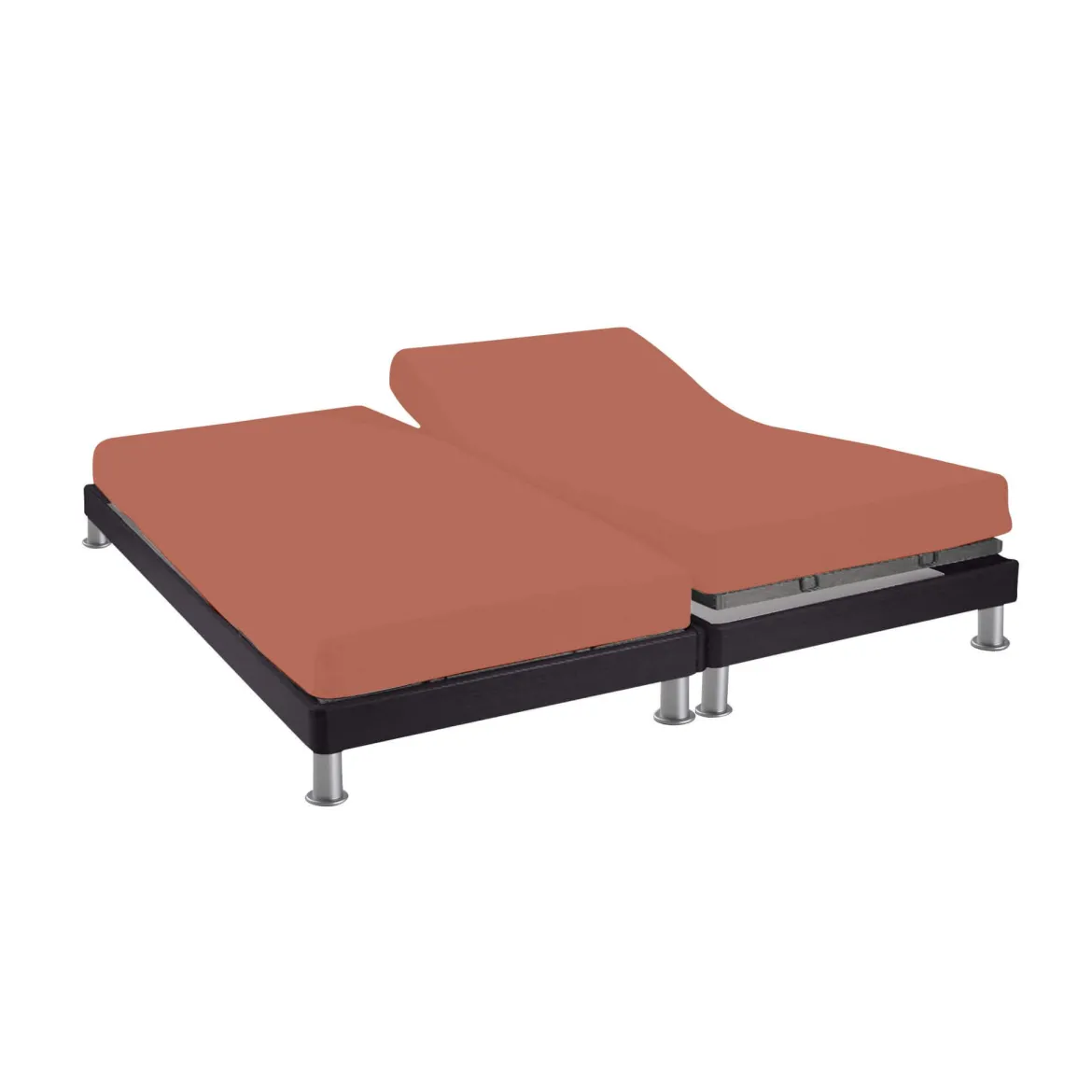 Drap housse pour lit articulé 100% coton bonnet 30 cm