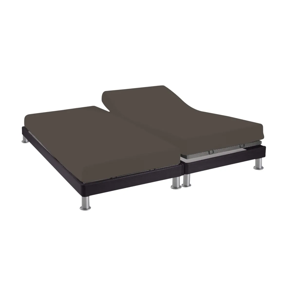Drap housse pour lit articulé 100% coton bonnet 30 cm