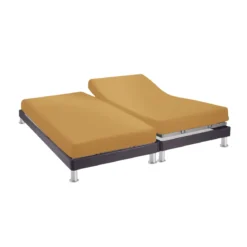 Drap housse pour lit articulé 100% coton biologique bonnet 30 cm