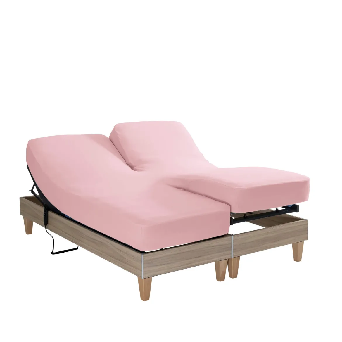 Drap housse pour lit articulé jersey extensible
