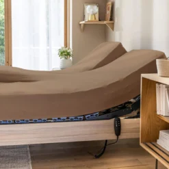 Drap housse pour lit articulé jersey extensible