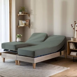 Drap housse pour lit articulé jersey extensible