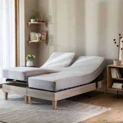Drap housse pour lit articulé jersey extensible