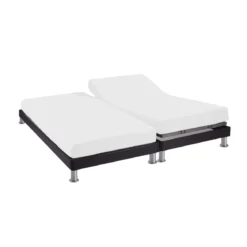 Drap housse pour lit articulé percale 80 fils/cm² bonnet 30 cm